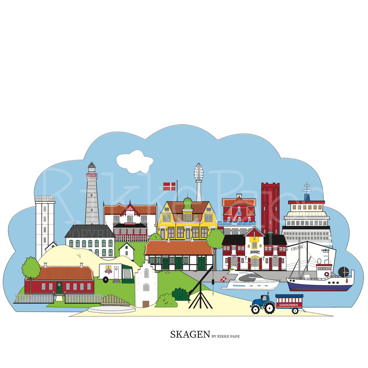 Bystreg - 9990 Skagen m. kulør