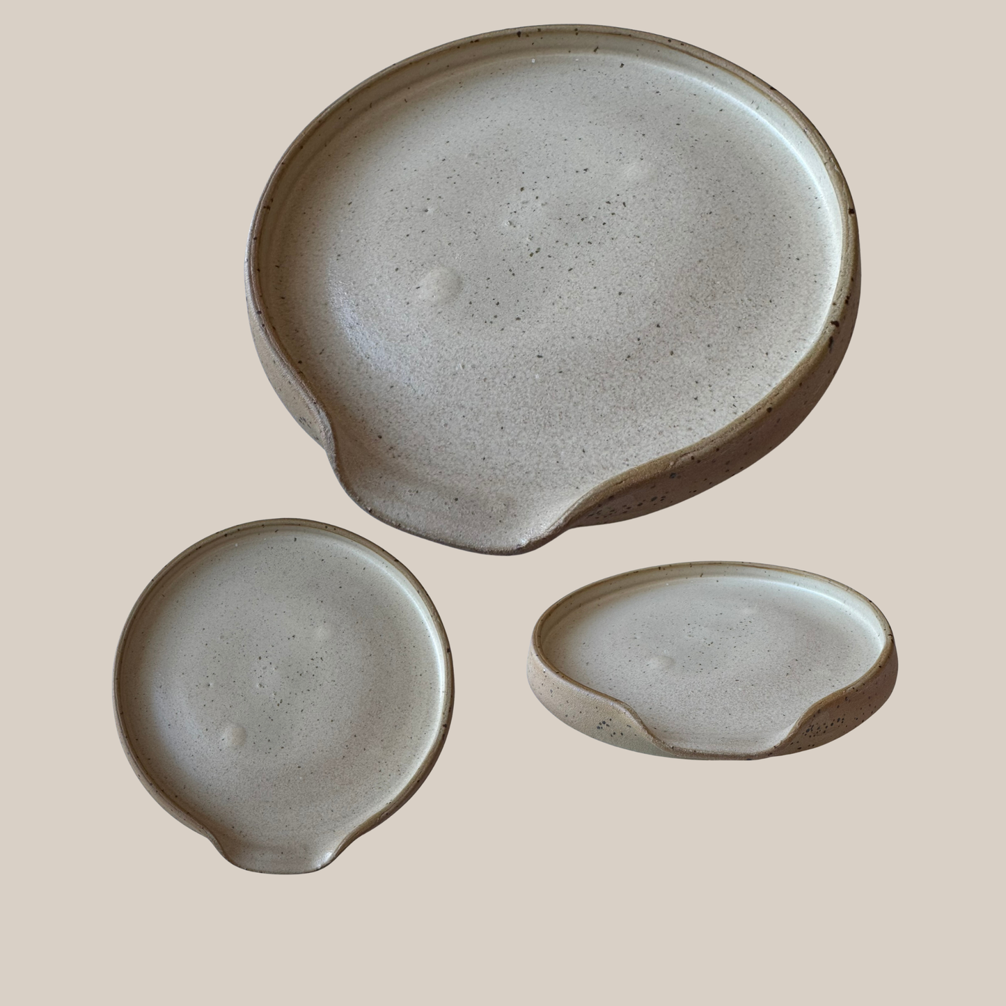 Skeholder nr. 8- beige silkemat