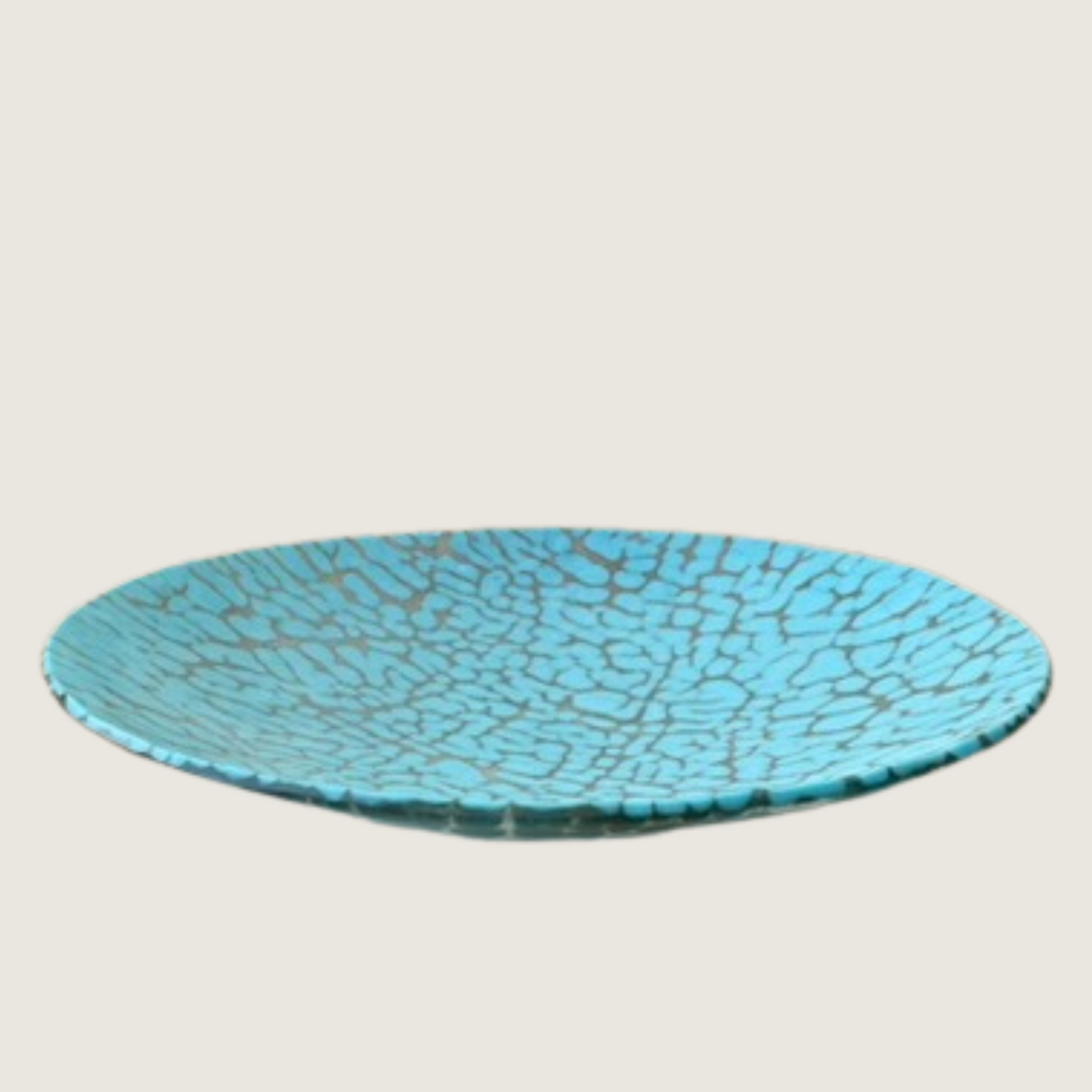 Unika glasskål 11. turkis /fransk vanille