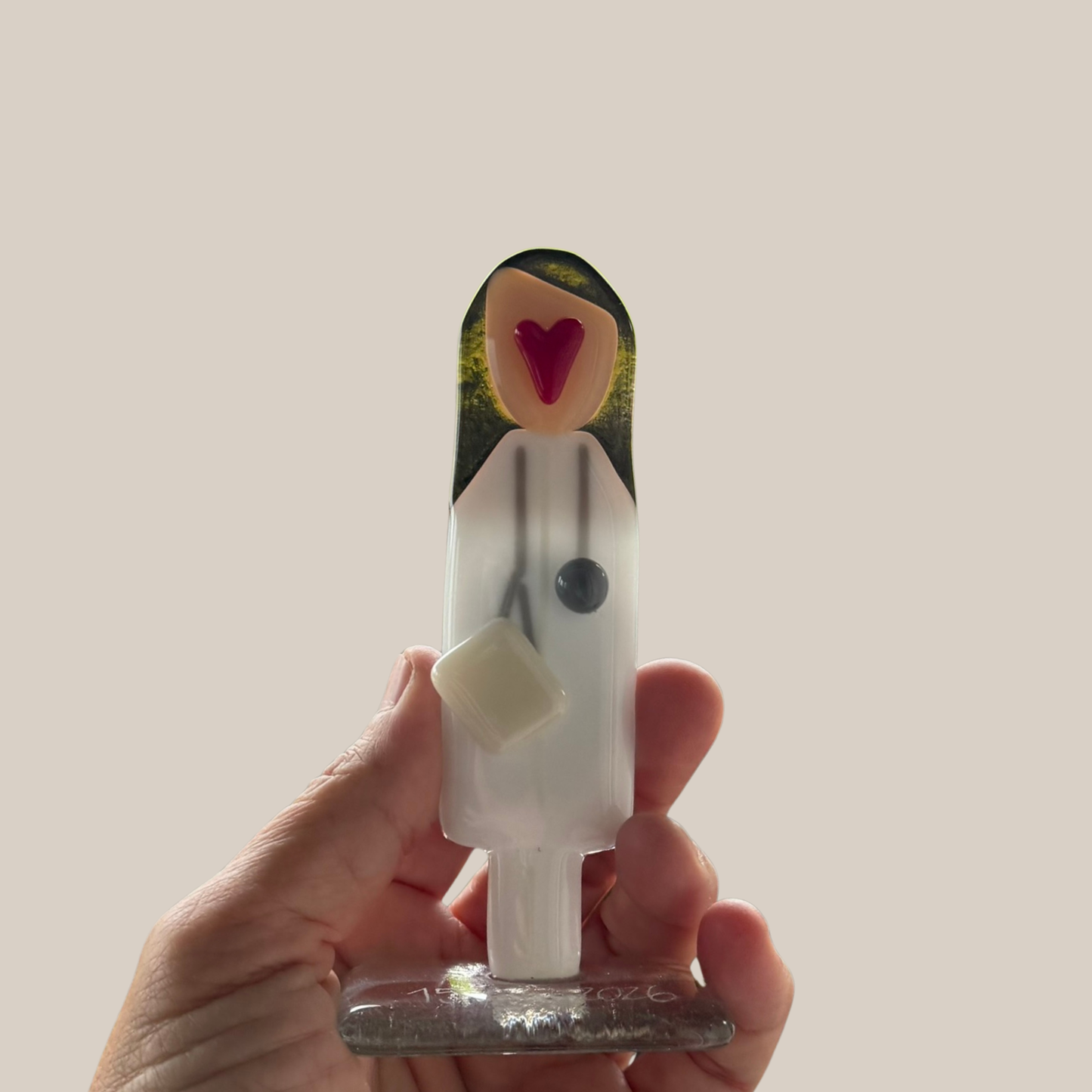Gravering på glasfigurer