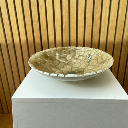 Unika glasskål 2. Fransk vanille/turkis