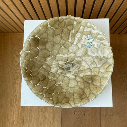 Unika glasskål 2. Fransk vanille/turkis