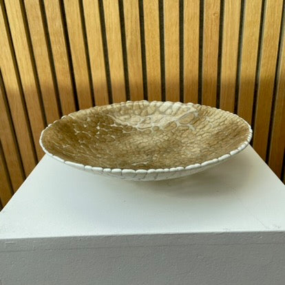 Unika glasskål 8. Fransk vanille / turkis