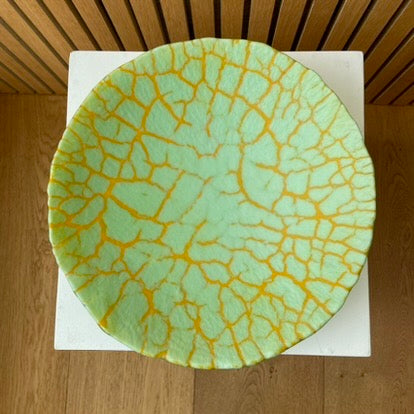 Unika glasskål 5. Mintgrøn / morgenfrue gul