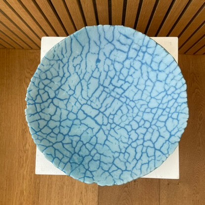 Unika glasskål 6. lyseblå / himmelblå