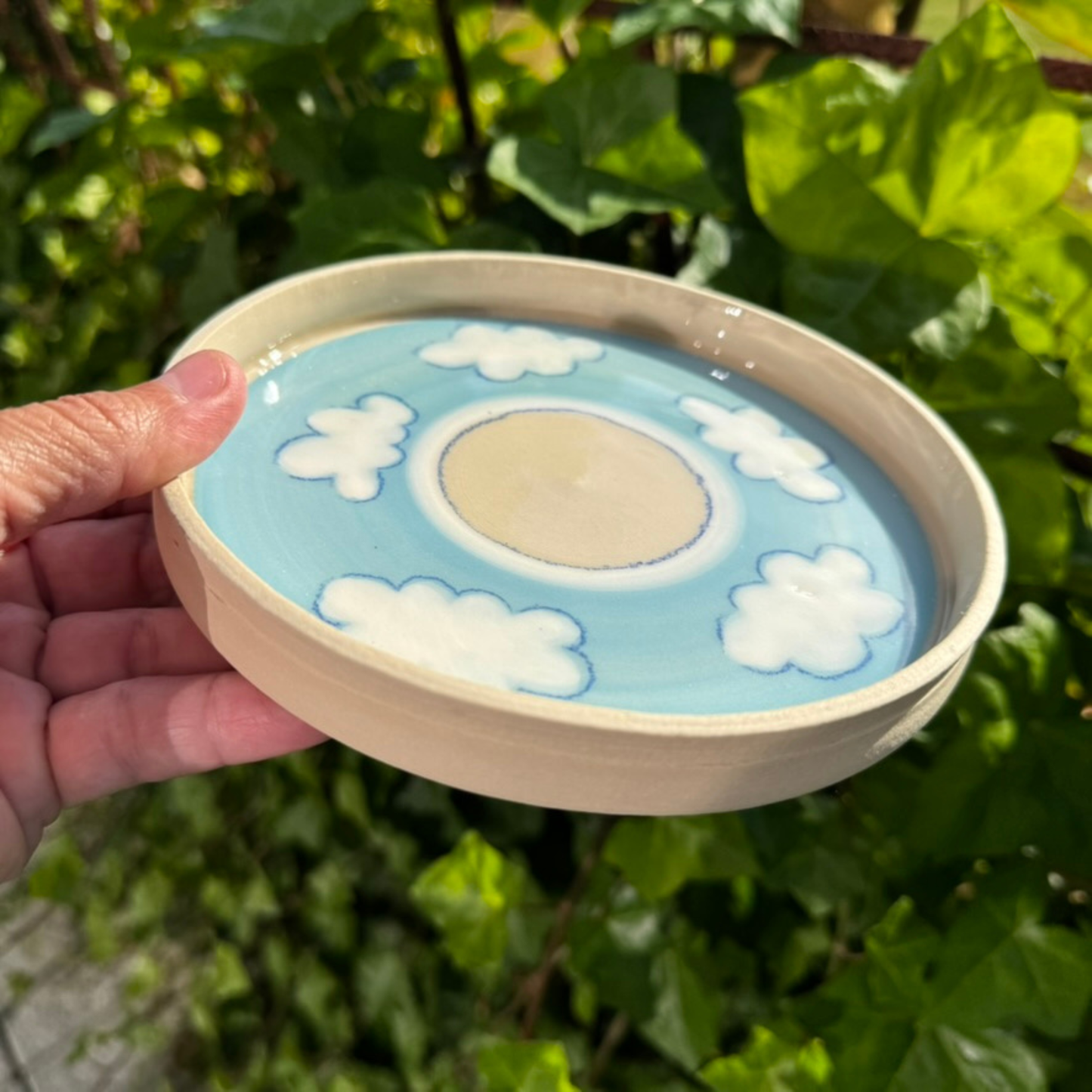 Sæt med sommerkrop kop og tallerken- SKY