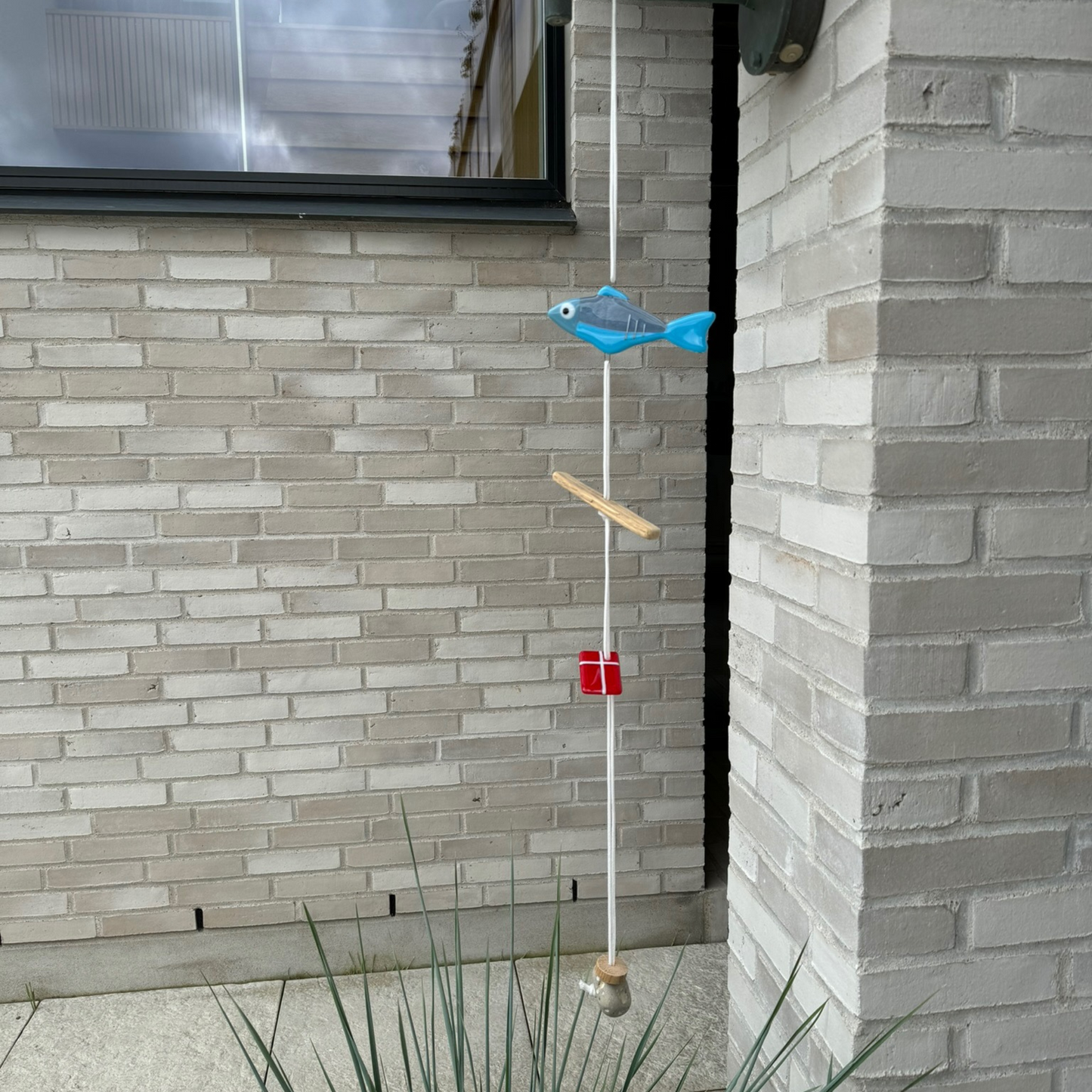 Flagranke - Blå fisk