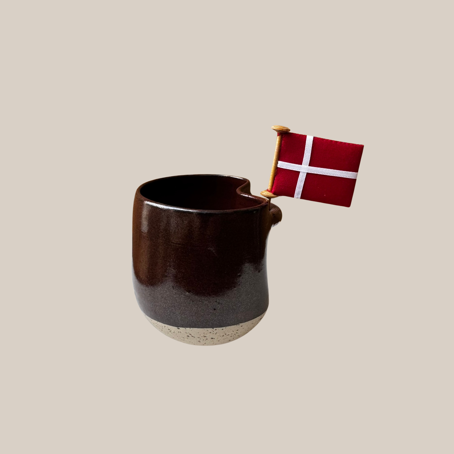 Flagkop nr. 9. Rødbrun