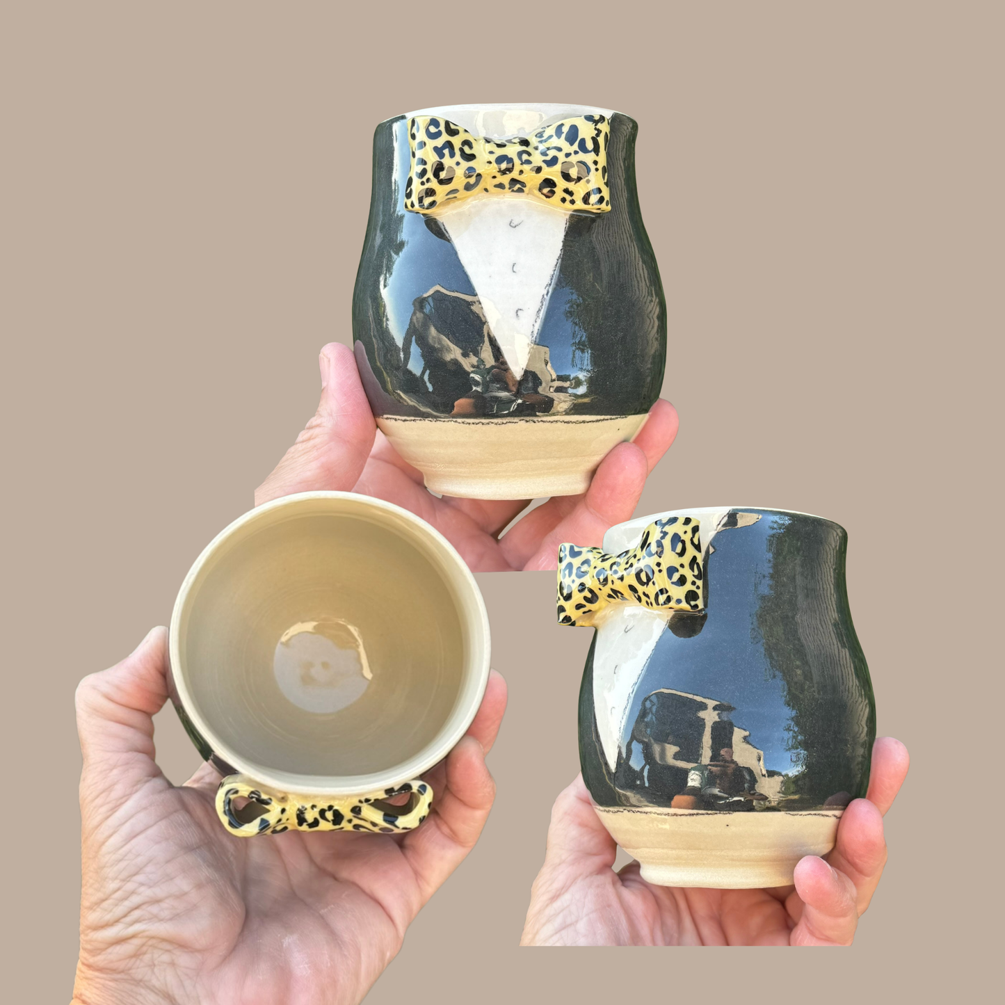 PAR 29- HR & FRU Gul med leopard mønster