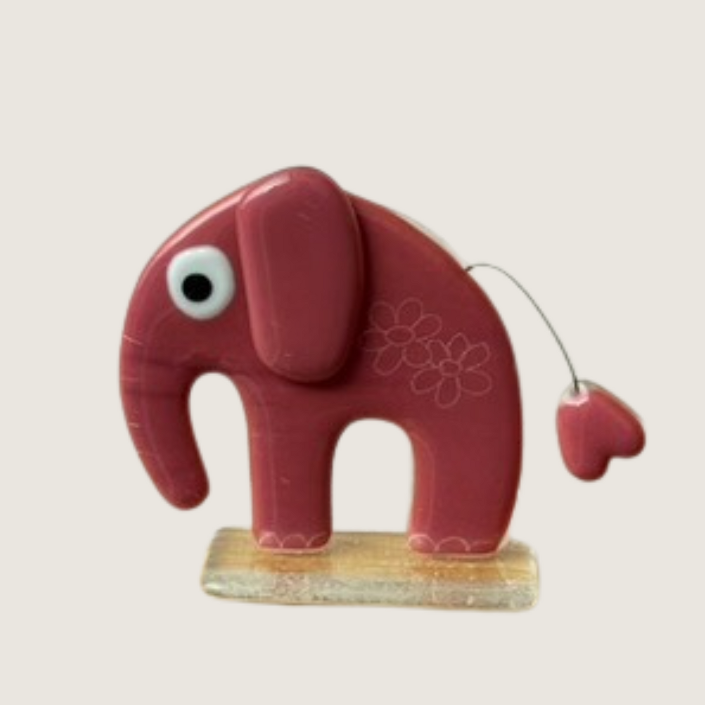 Elefant Laksefarvet