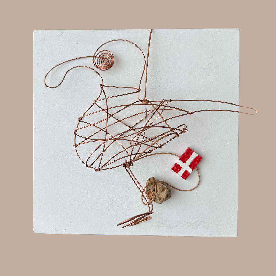 Jacobs Krøllerier flagranke Kobber-måge-STOR