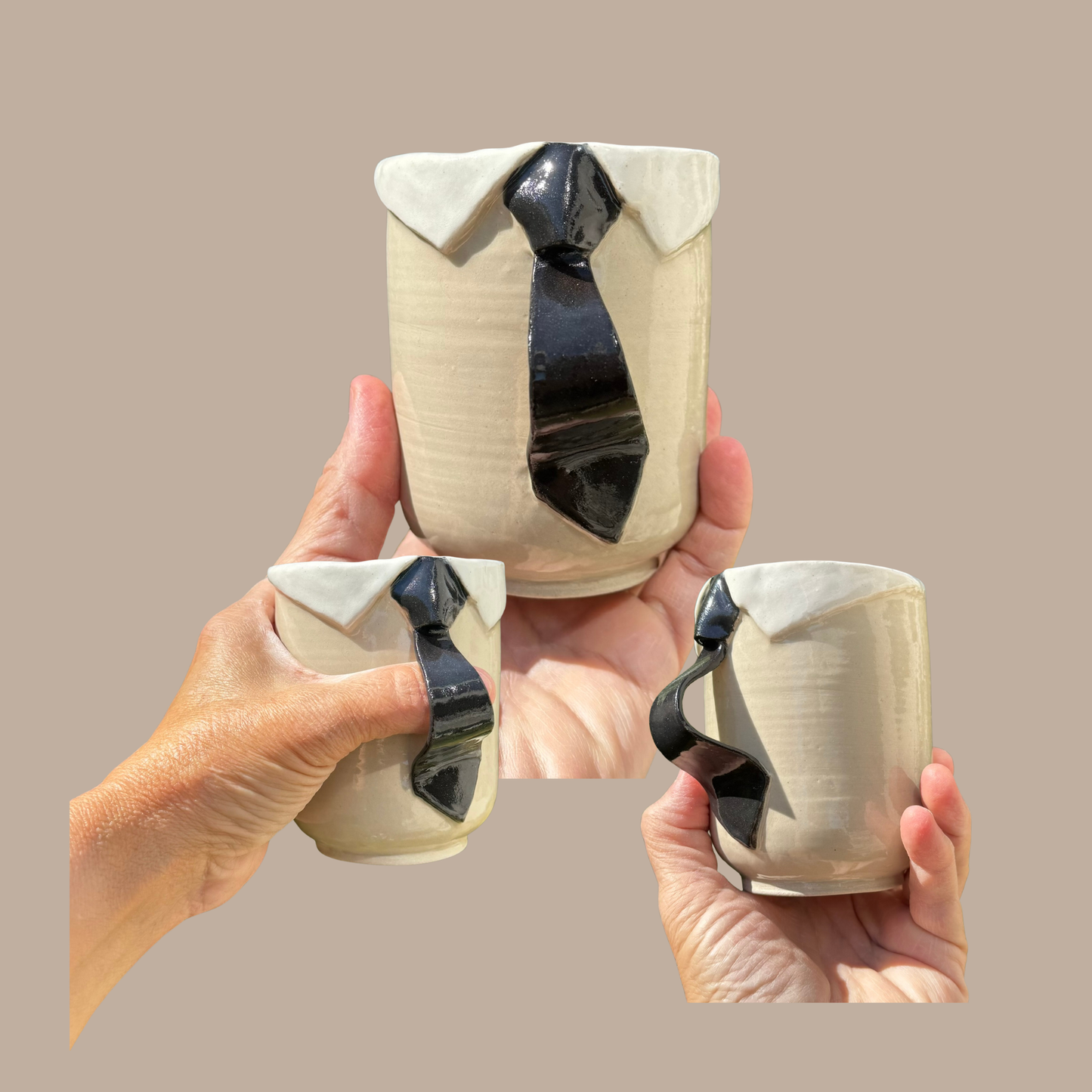 PAR 7- HR & FRU kropkopper i hvid og sort