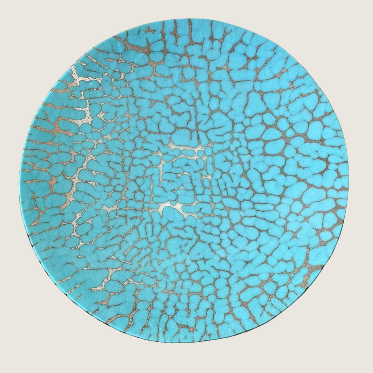 Unika glasskål 11. turkis /fransk vanille