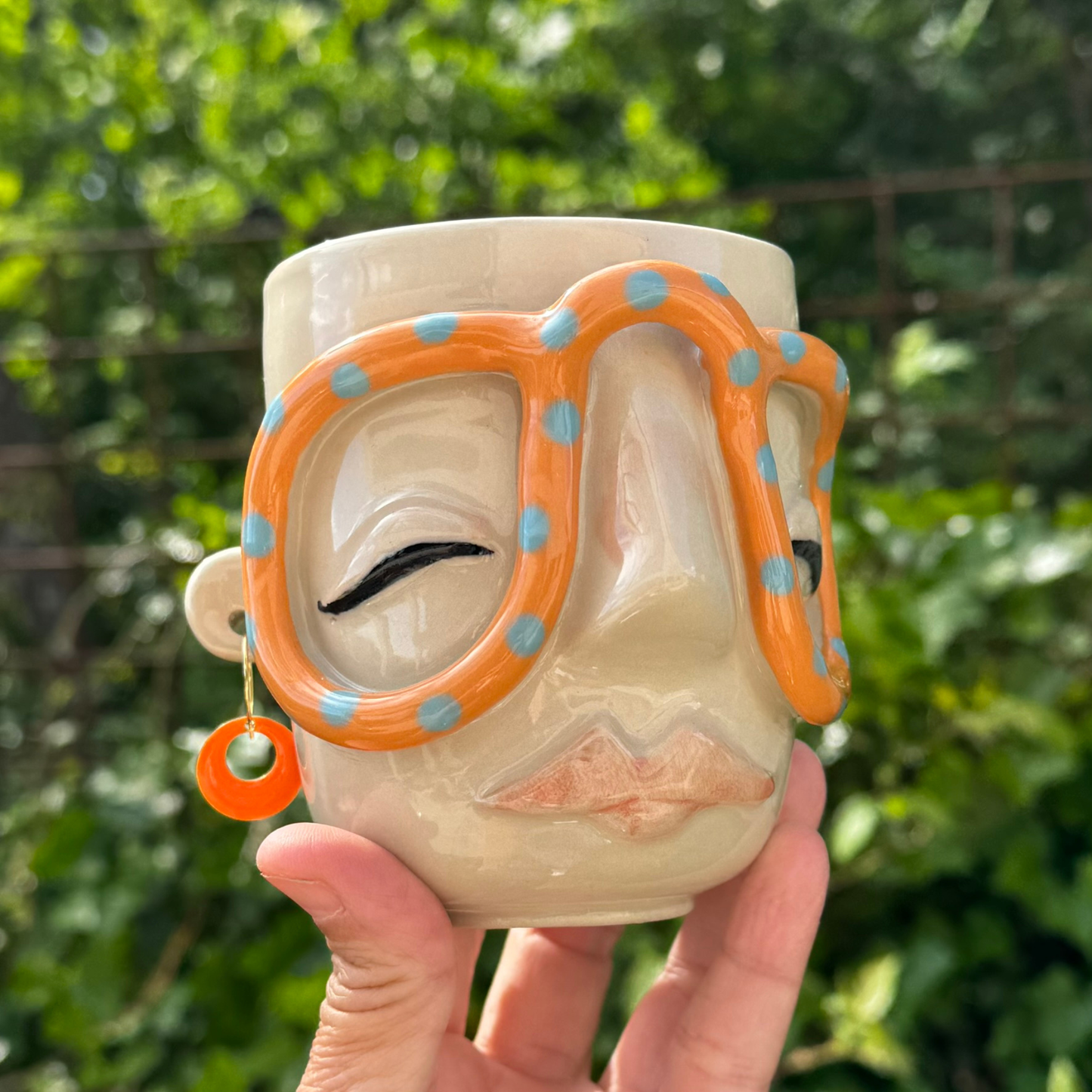 Kiki kop 188 - Orange brille