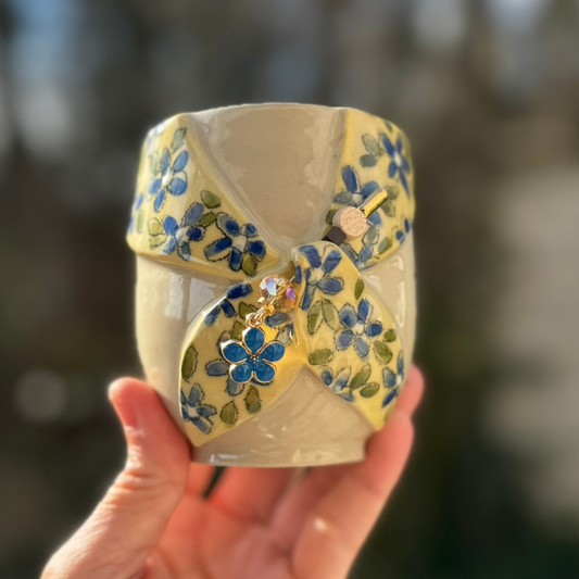 Kiki Krop Kop m. blomstret tørklæde