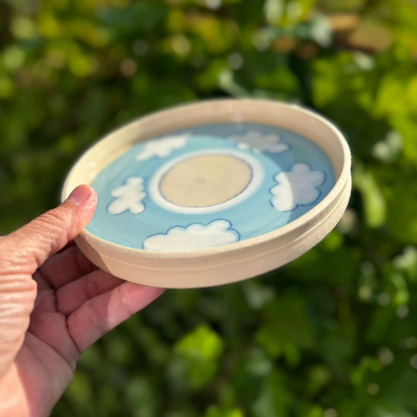 Sæt med sommerkrop kop og tallerken- SKY