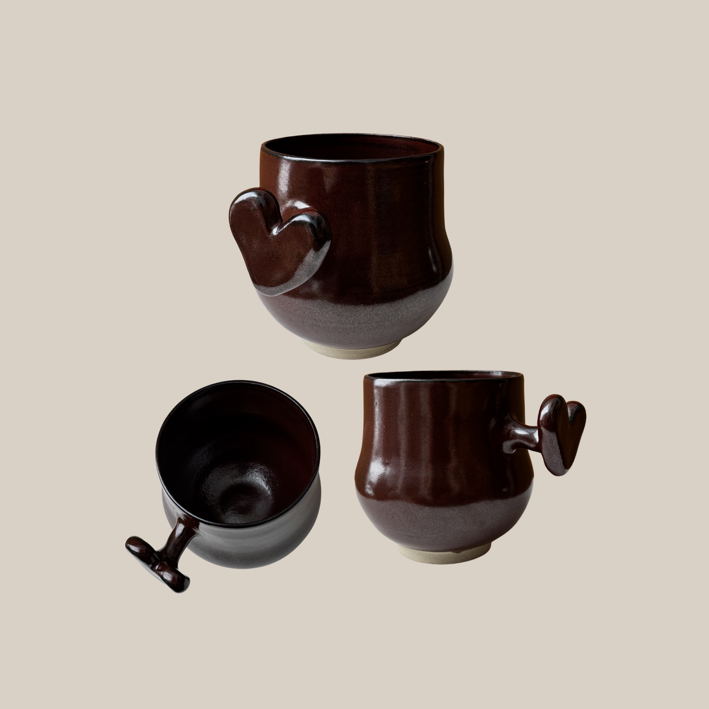 Hjerteslagskop Rødbrun1