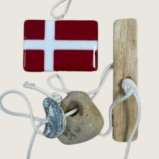 Flagranke - Traditionel med Dansk flag