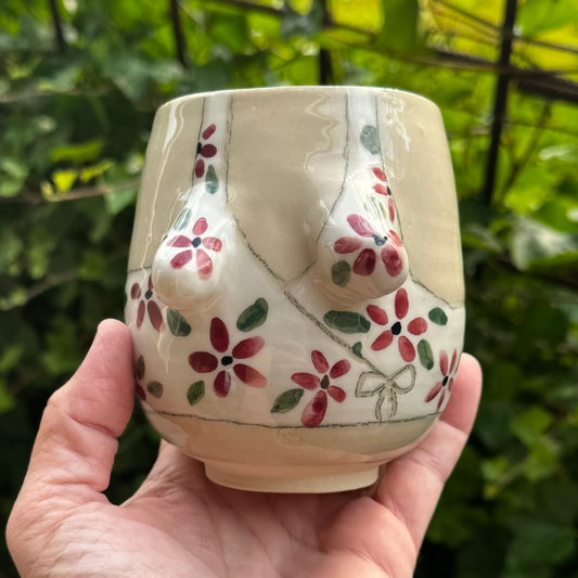 Sommer-krop-kop 112- Blomstret top.