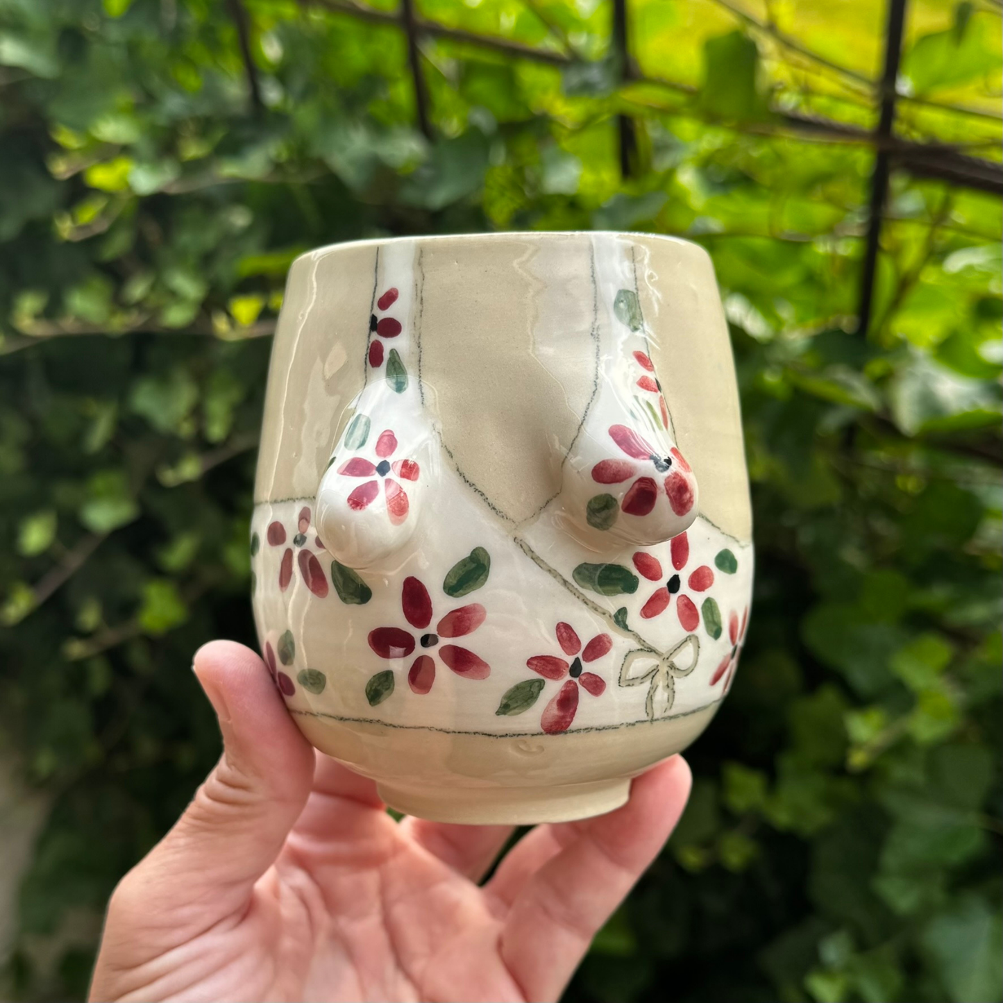 Sommer-krop-kop 112- Blomstret top.