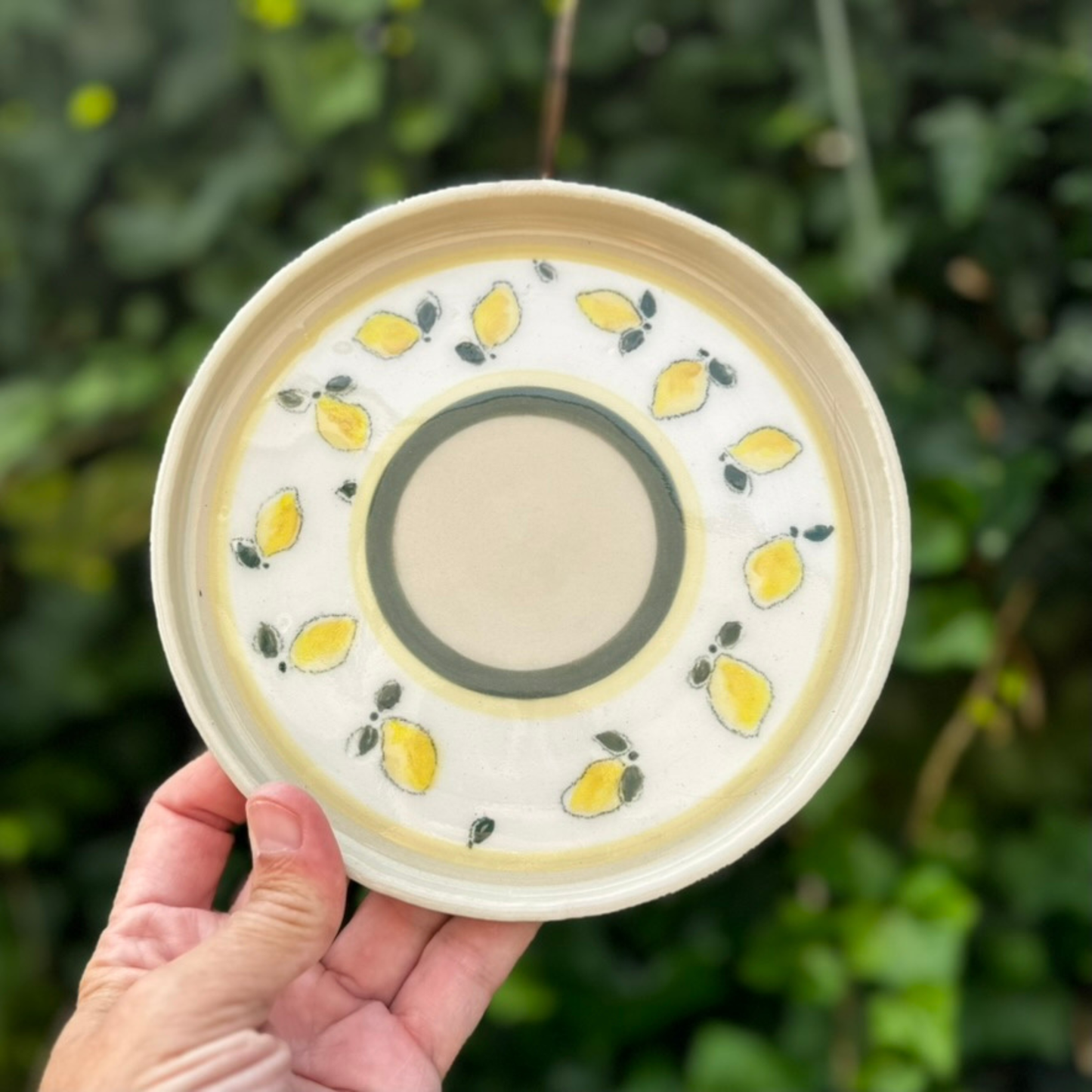 Kiki kopper 208. Citron briller med tallerken 2.sort.
