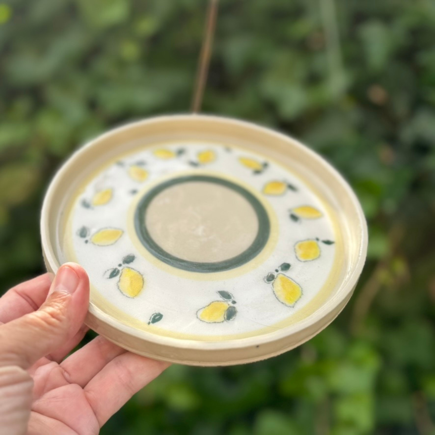 Kiki kopper 208. Citron briller med tallerken 2.sort.