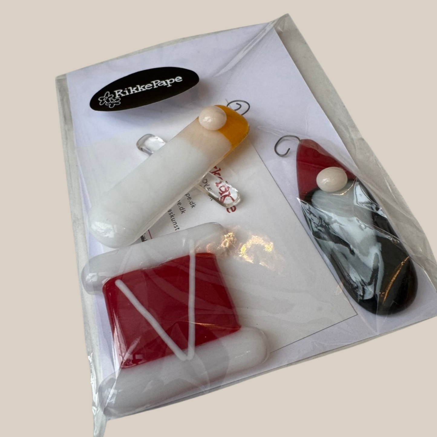 Ophæng -  sæt af 3 små ass.