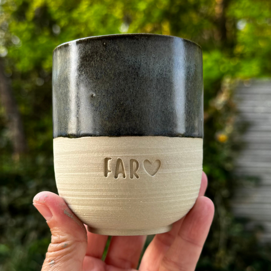 Farsdagskop 5 - gråblå
