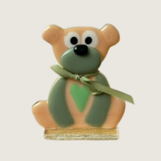 Bamse Ferskenfarvet med grønt