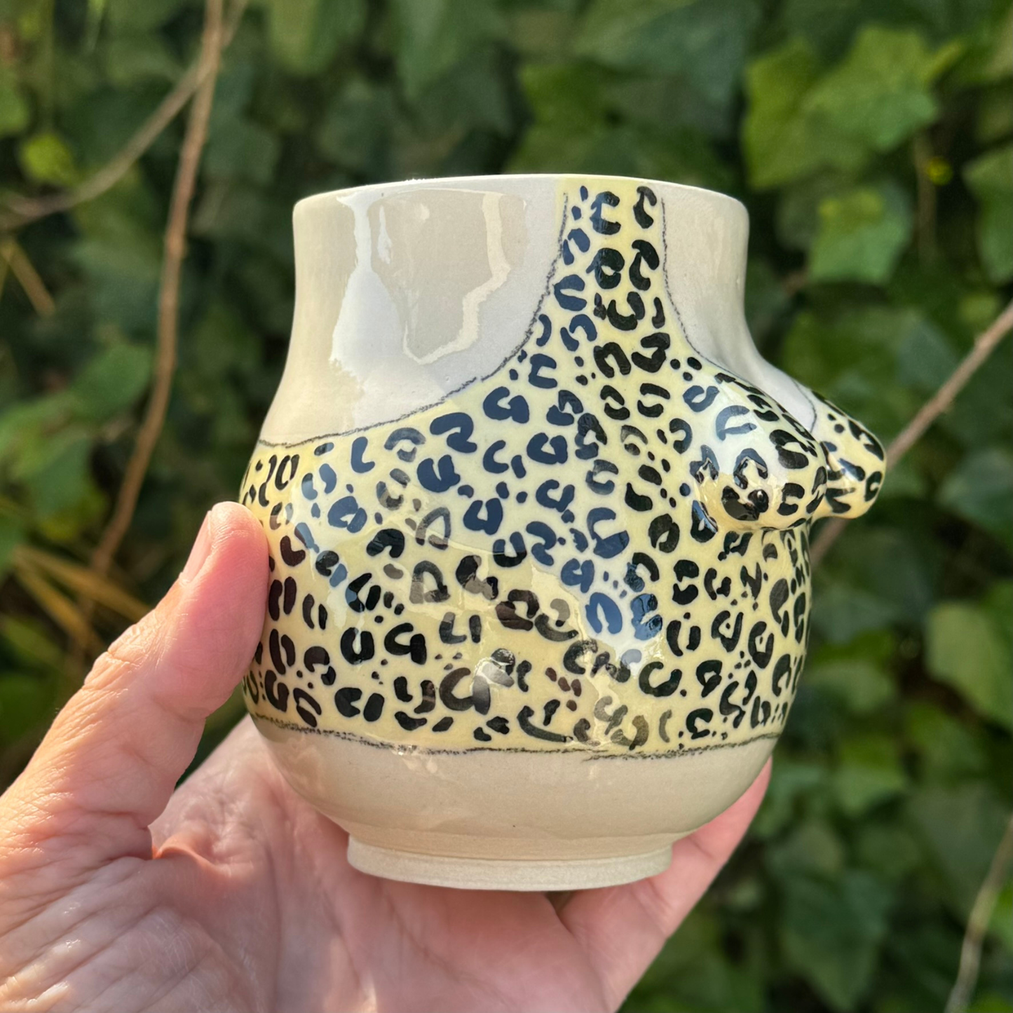 PAR 29- HR & FRU Gul med leopard mønster