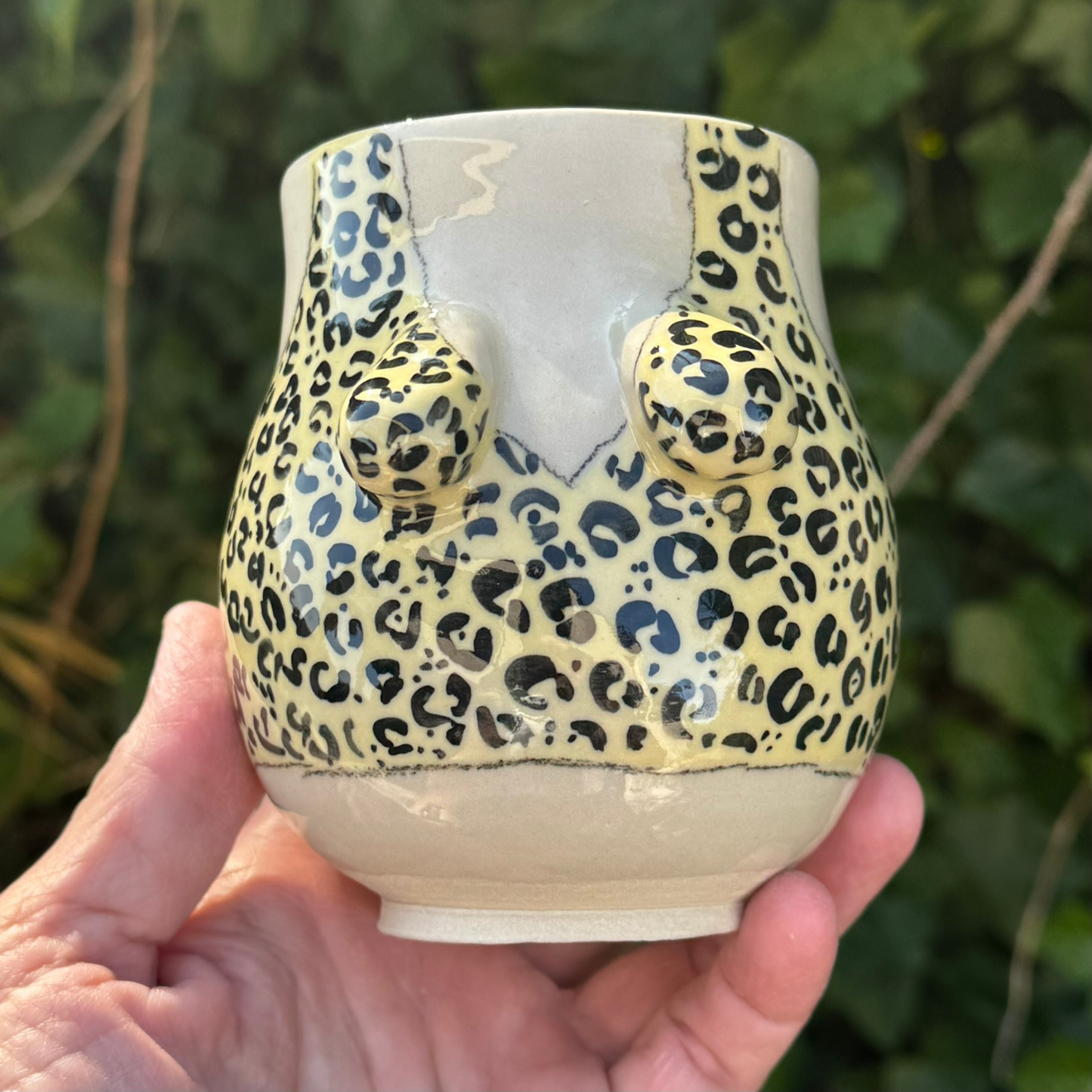 PAR 29- HR & FRU Gul med leopard mønster