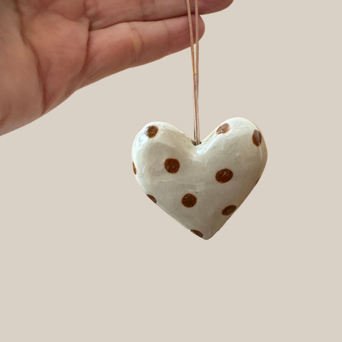 Hjerte - brun prik