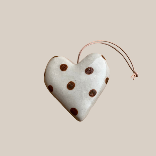 Hjerte - brun prik