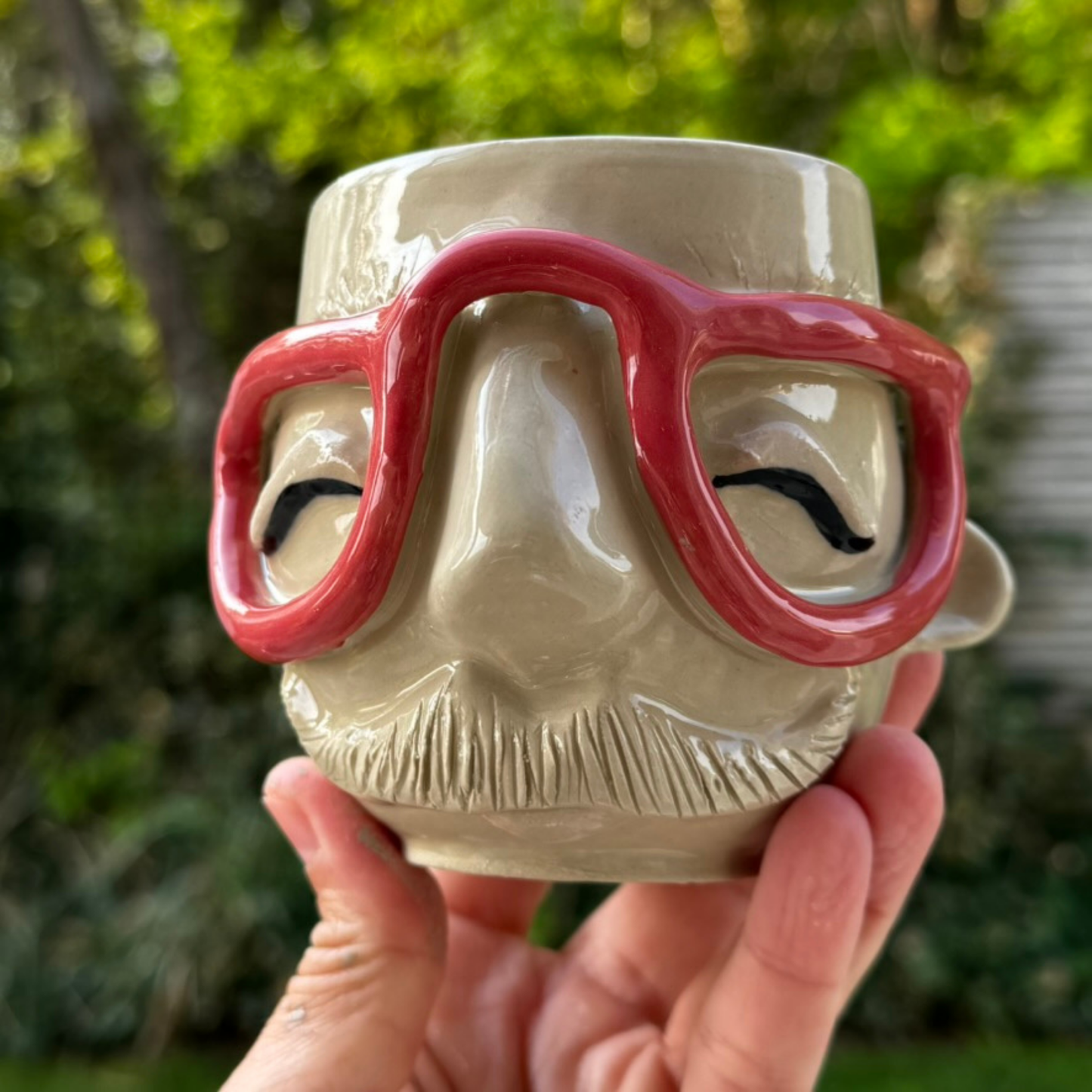 Kiki Moustache kop 178 - Rød brille