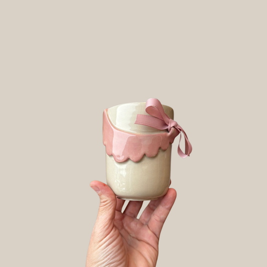 Kiki Krop Kop m. rosa krave og sløjfe