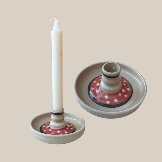 Lysestage med prikker nr.1