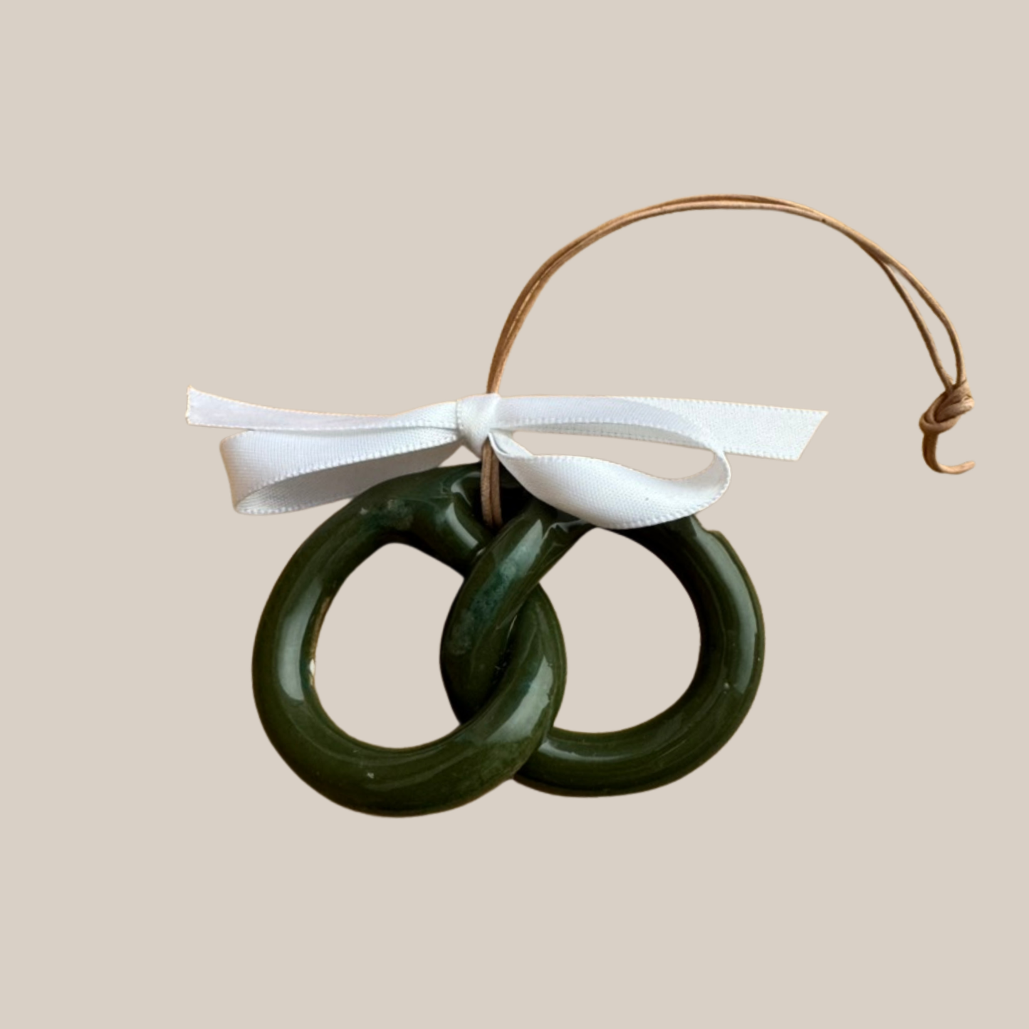 Kringle m. mørkegrøn glasur