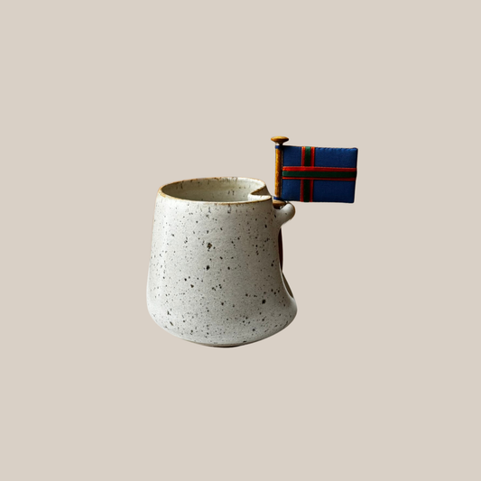 Flagkop nr. 6 - lys med Vendelbrog