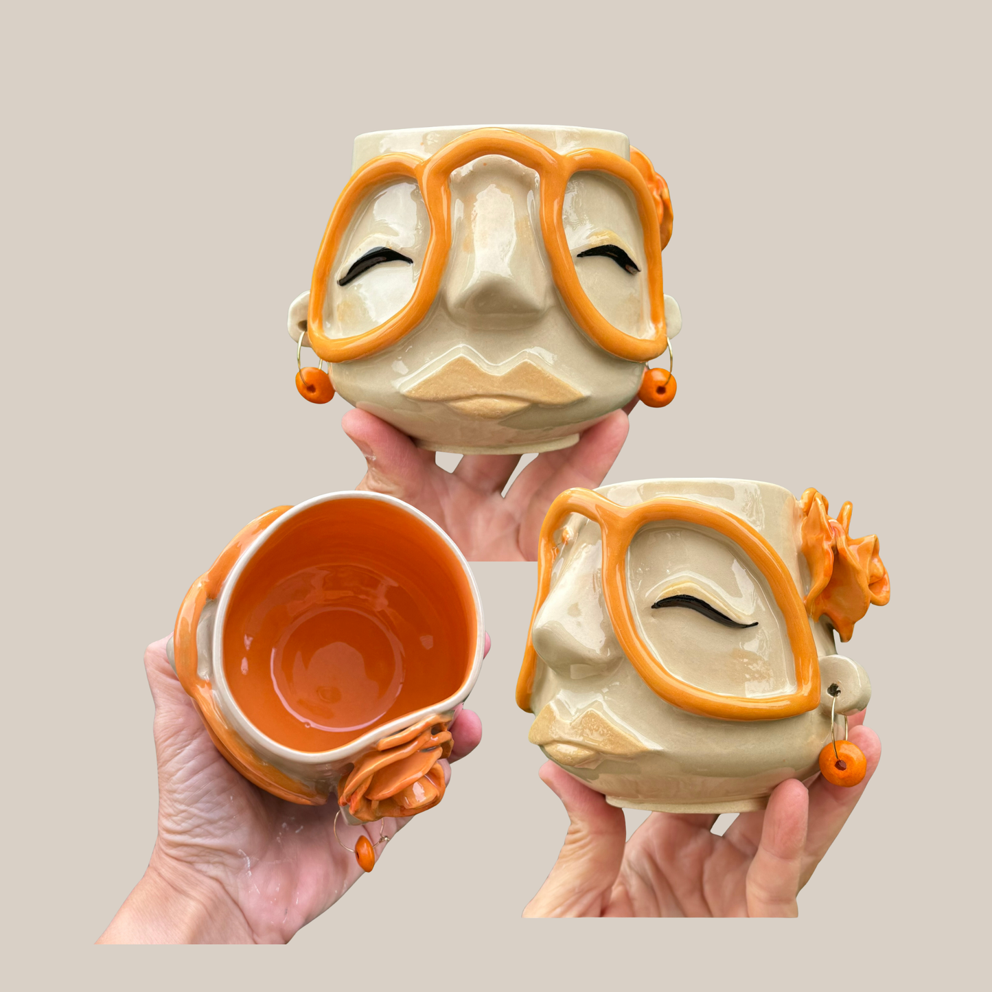Kiki kop 244- Orange rose
