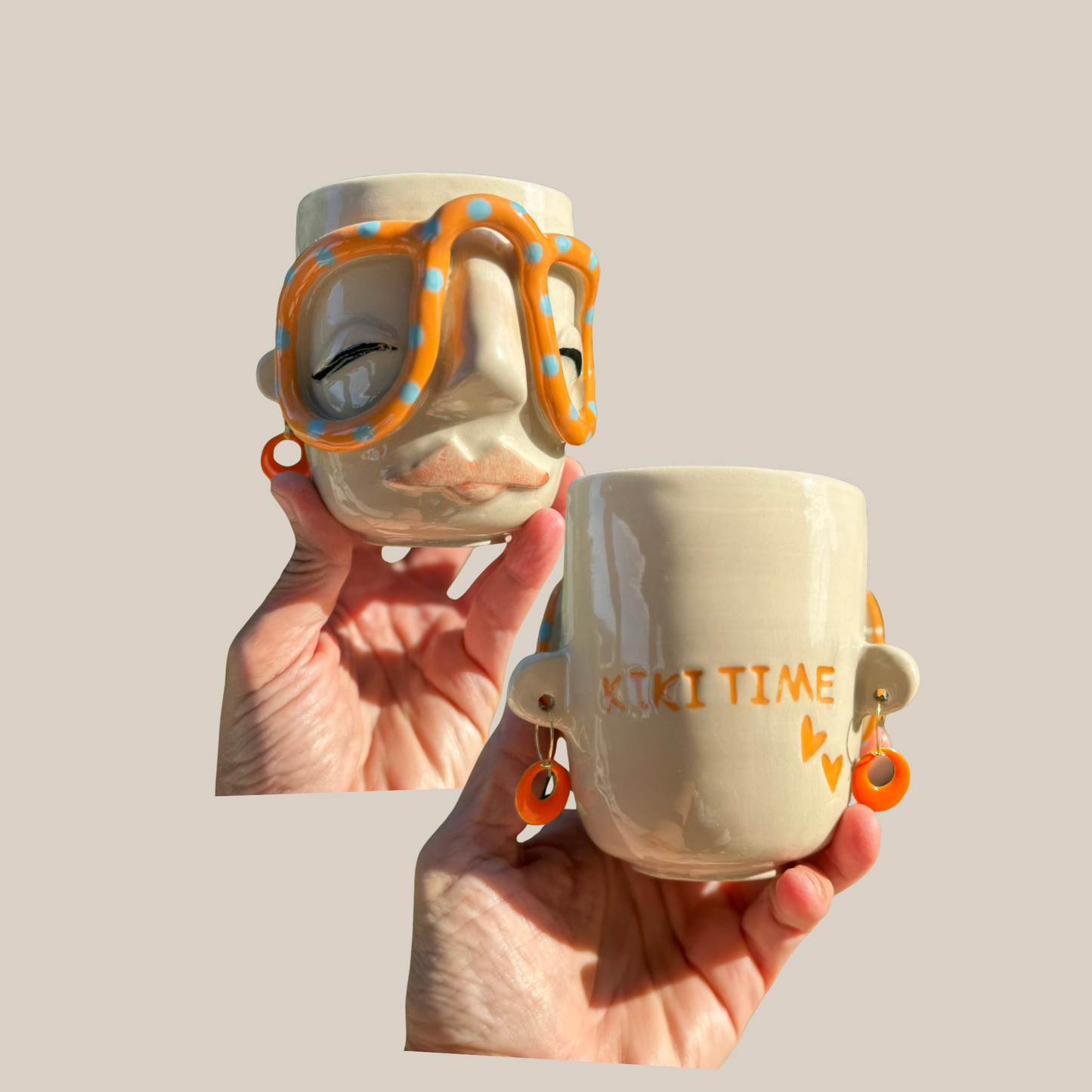 Kiki kop 188 - Orange brille