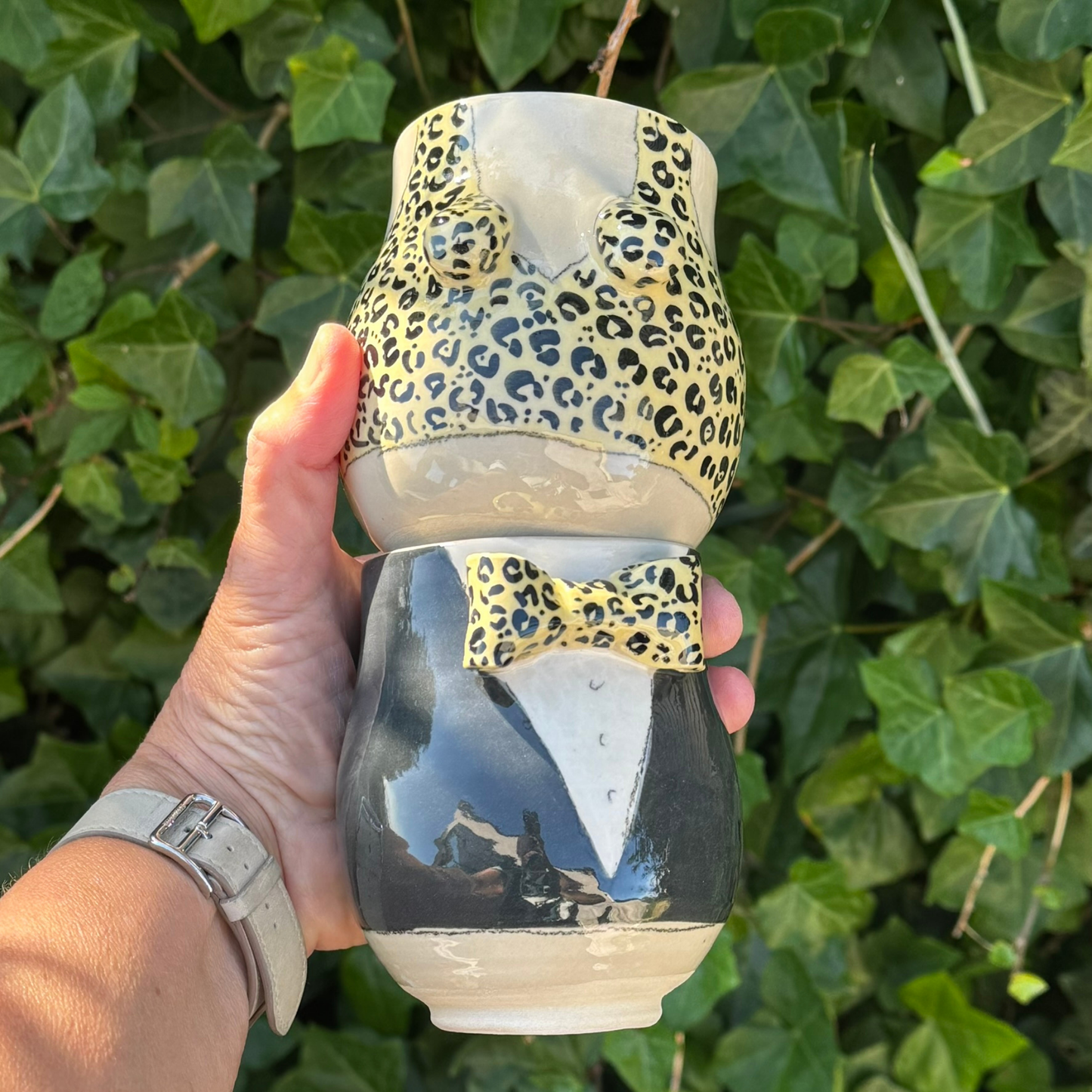 PAR 29- HR & FRU Gul med leopard mønster