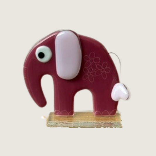 Elefant Transp. pink