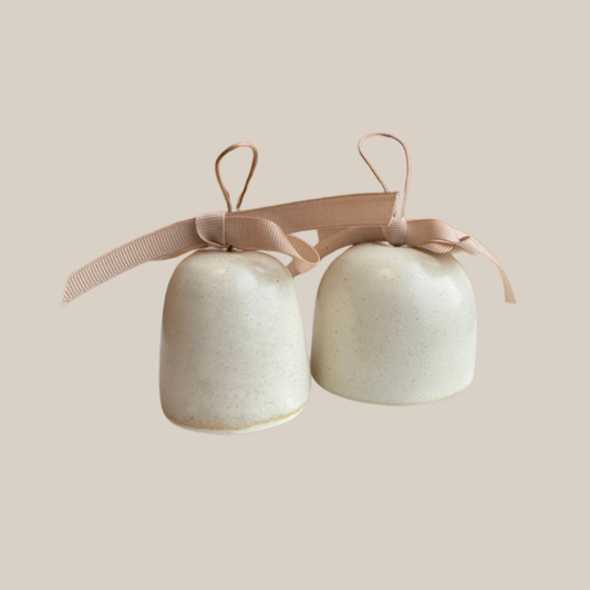 Klokker - 2 stk. lys silkemat