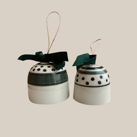 Klokker - 2 stk. m. grøn sæt nr. 3