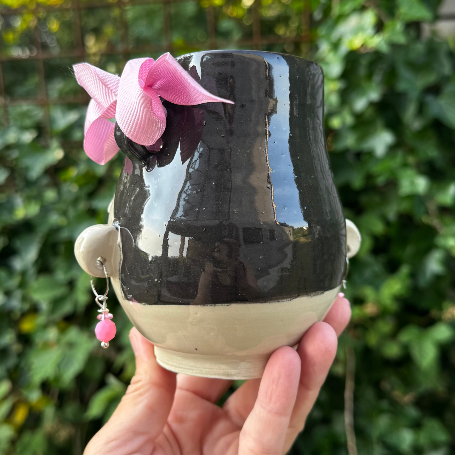 Kiki kop 211 - Linse med pink sløjfe