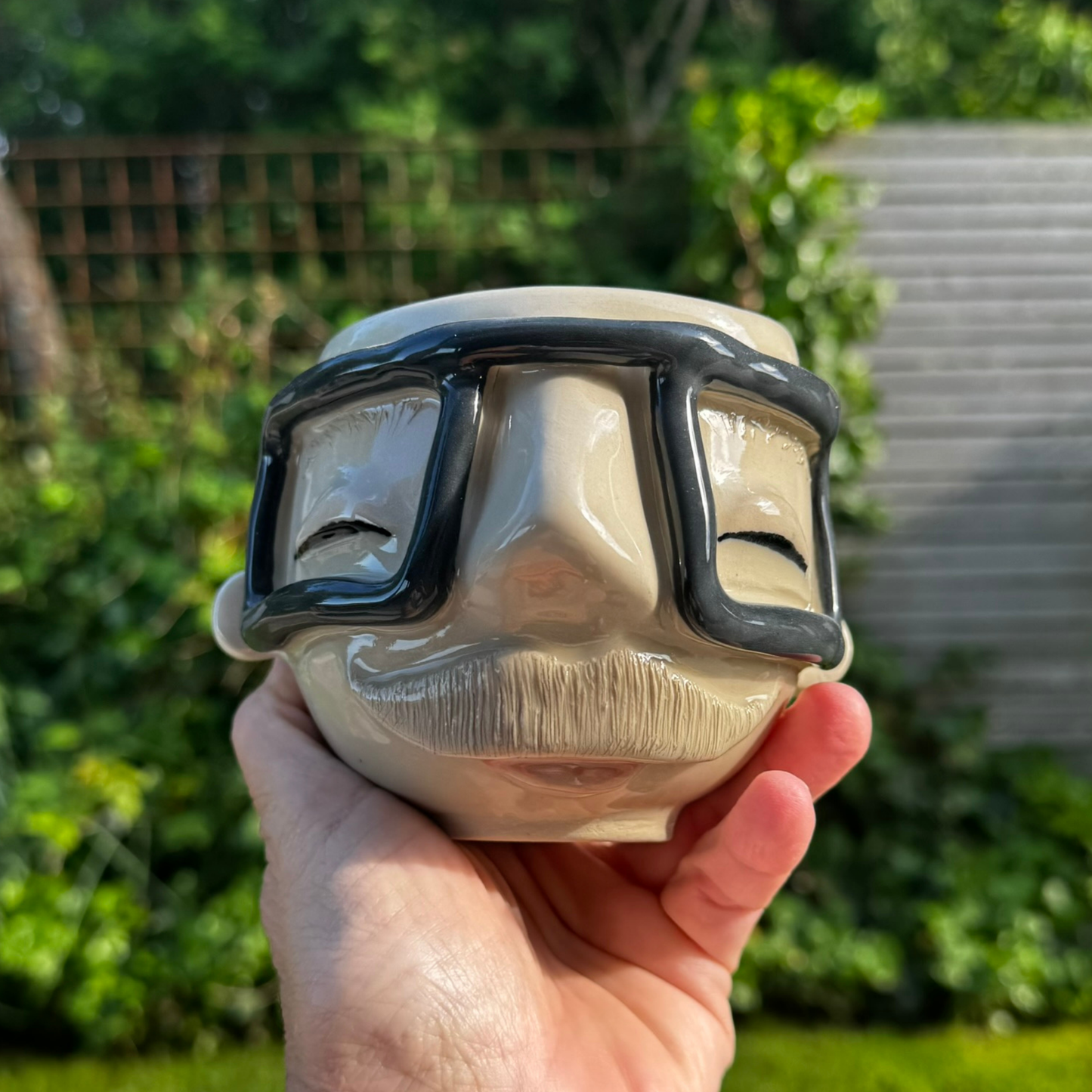Kiki Moustache kop 197- sort brille
