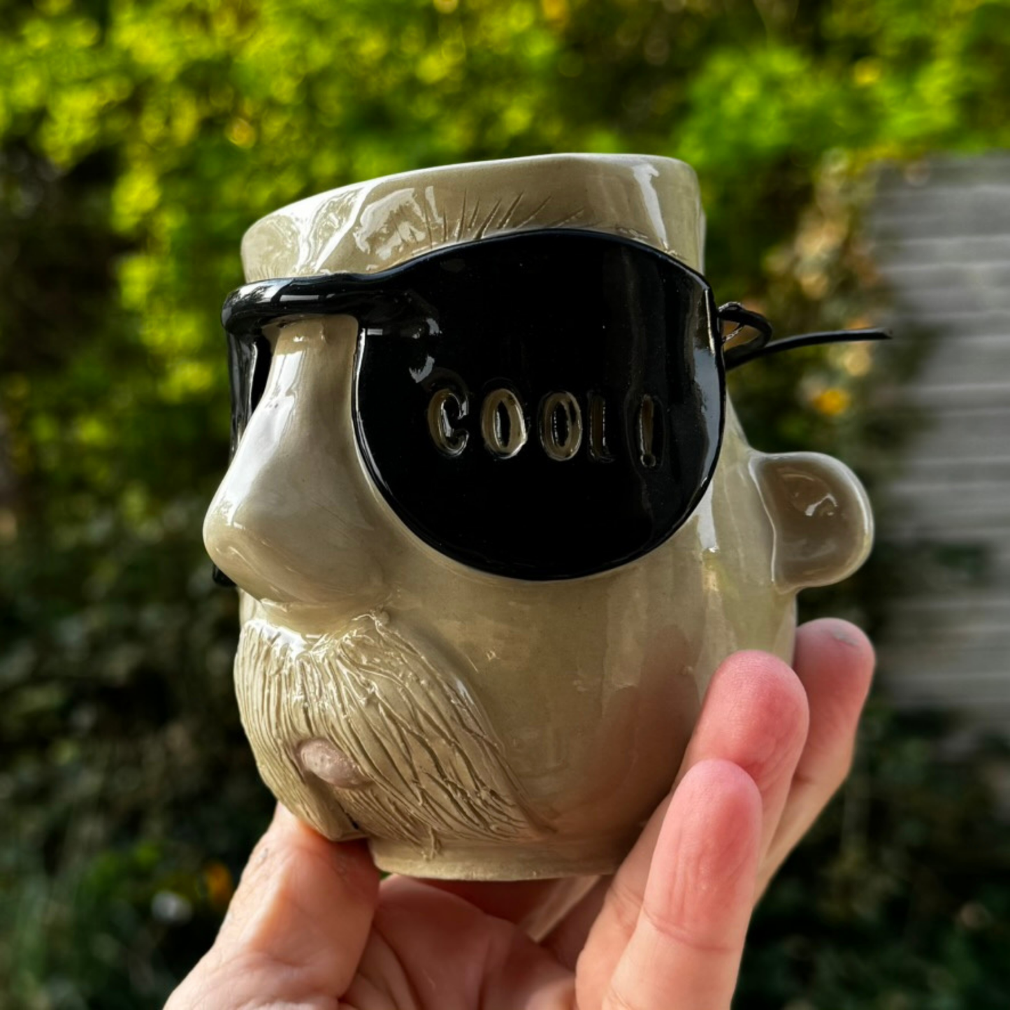 Kiki Moustache kop 185 - Sorte solbriller